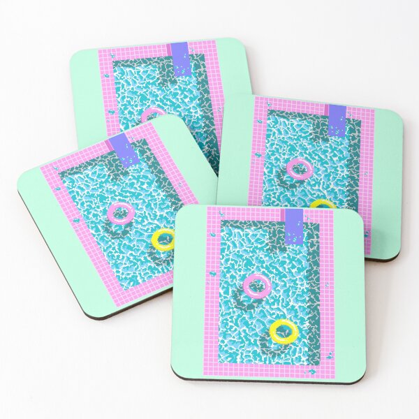 Item preview, Dreamy Pastel Pool Pixel Art designed and sold by LilSeashell.
