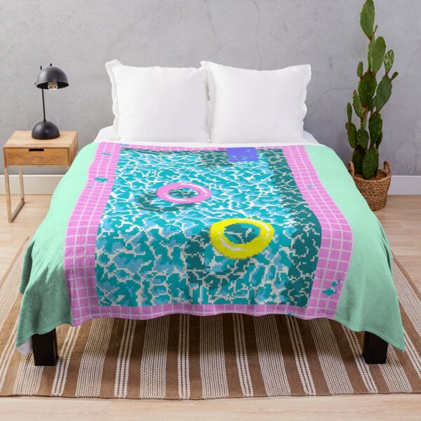 Item preview, Dreamy Pastel Pool Pixel Art designed and sold by LilSeashell.
