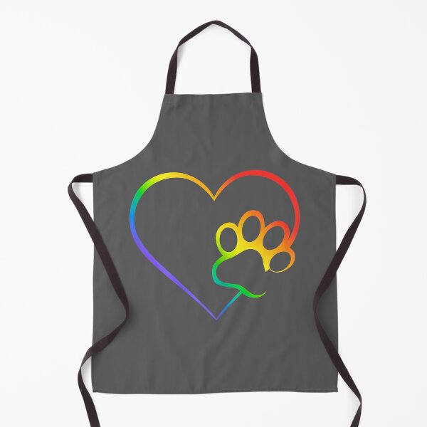 Item preview, Dog Paw Print LGBTQ Rainbow Flag Gay Pride Ally Pet Lover designed and sold by KristineLi.