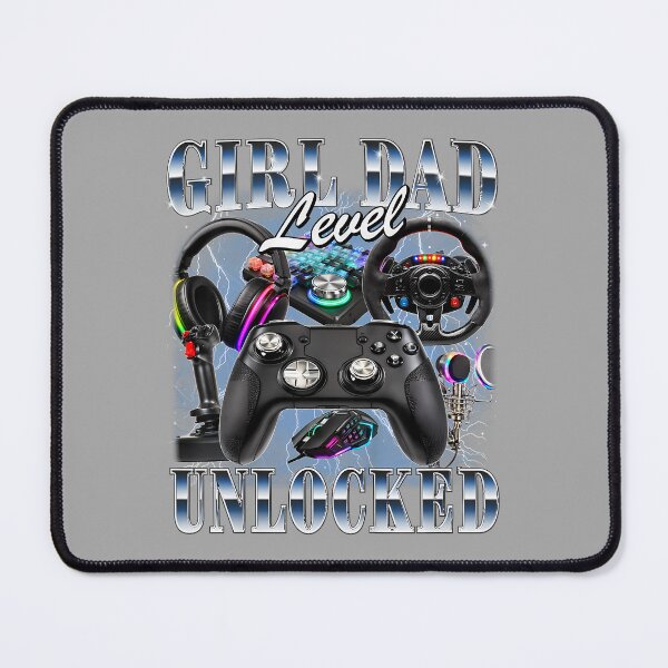 Item preview, Girl Dad Level Unlocked Gamer First Time Daddy to Be designed and sold by ArleneRowe.