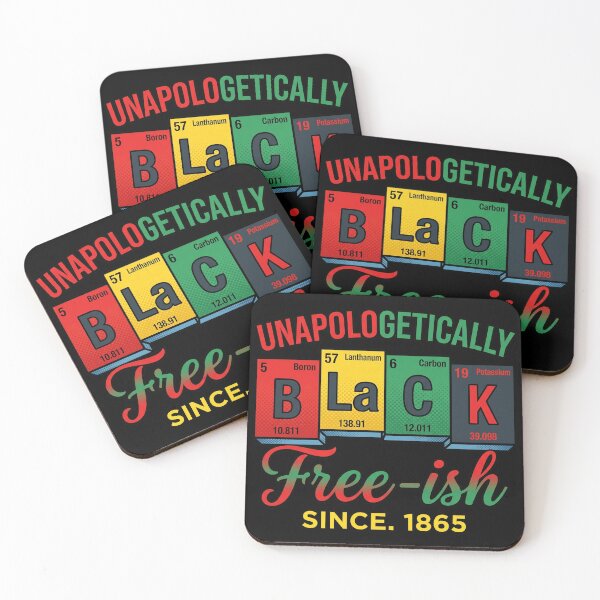 Item preview, Juneteenth Periodic Table Unapologetically Black Free-ish 1865 designed and sold by Vermanartist.