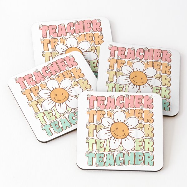 Item preview, Groovy Teacher Cute Daisy Flower Retro Back to School T-Shirt designed and sold by Badriiiii.