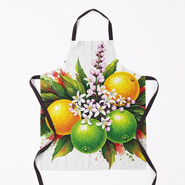 Item preview, Citrus Blossom Watercolor Arrangement designed and sold by PixorStudio.