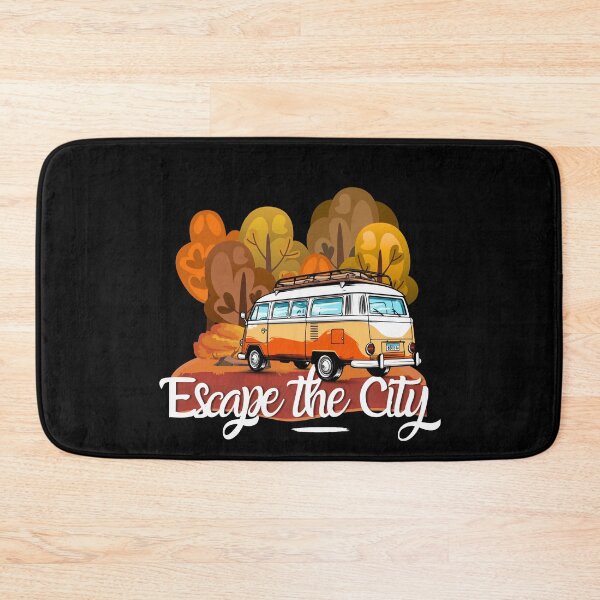 Item preview, Escape the City - Vintage Camper Van Adventure Streetwear designed and sold by AARZNT Studio.