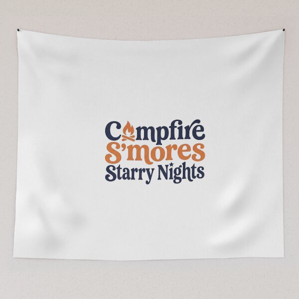 Item preview, Campfire S'mores Starry Nights Design designed and sold by HUTEND.