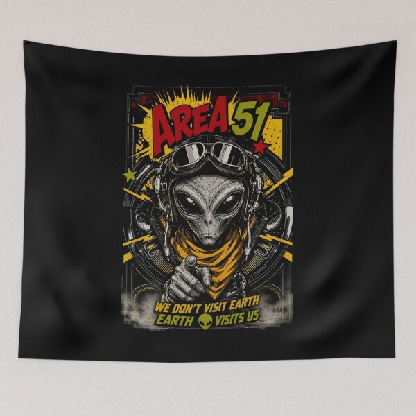 Item preview, RESIDENT ALIEN AREA 51 designed and sold by ALL ART .