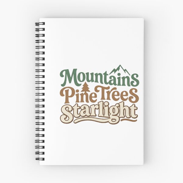 Item preview, Mountains Pine Trees Starlight Design designed and sold by HUTEND.
