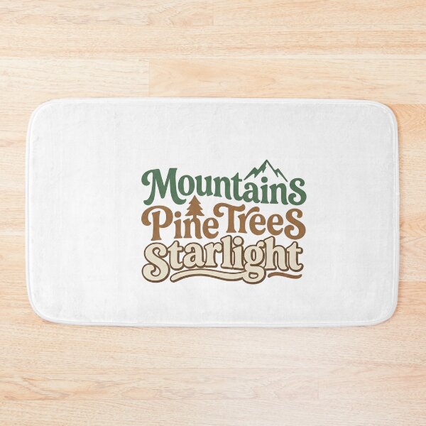 Item preview, Mountains Pine Trees Starlight Design designed and sold by HUTEND.