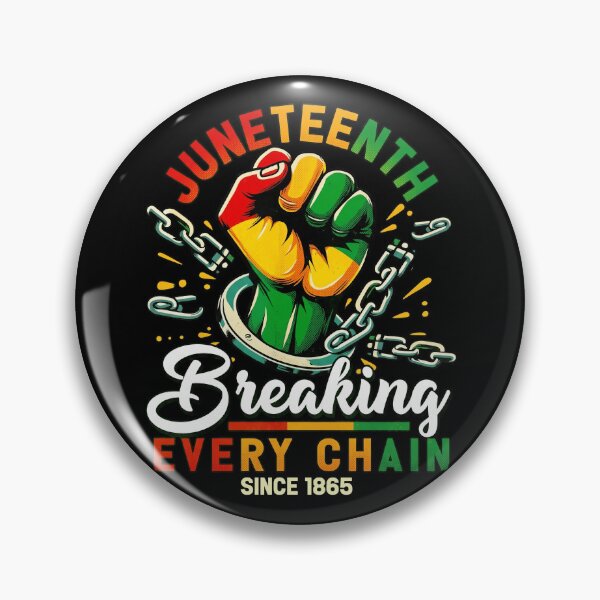 Item preview, Juneteenth Breaking Every Chain 1865 Vintage Freedom Fist designed and sold by Vermanartist.
