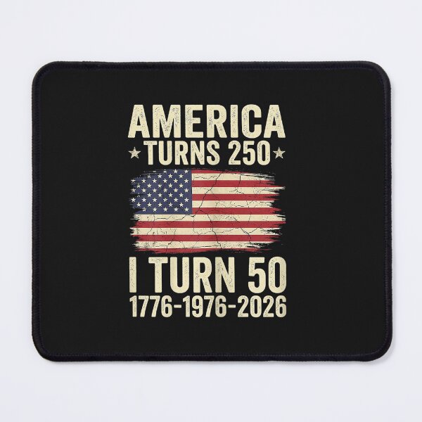 Item preview, America Turns 250 I Turn 50 Patriotic 50th Birthday designed and sold by FrankIsabel.