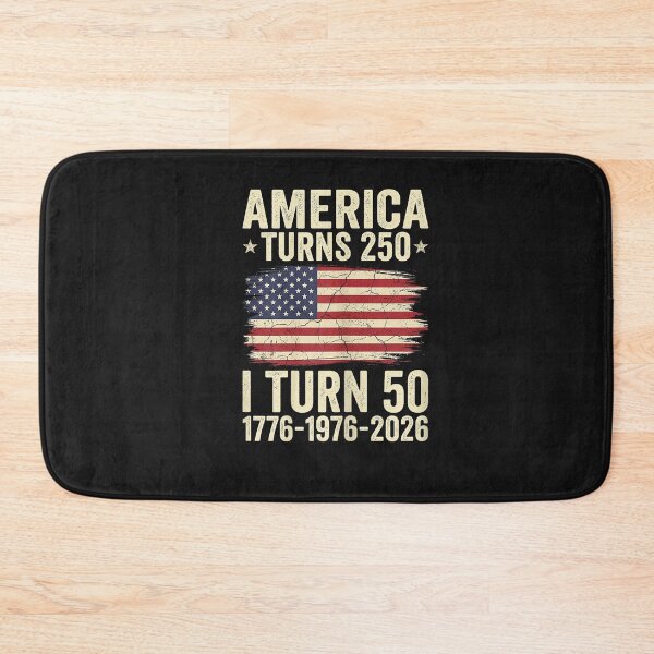 Item preview, America Turns 250 I Turn 50 Patriotic 50th Birthday designed and sold by FrankIsabel.