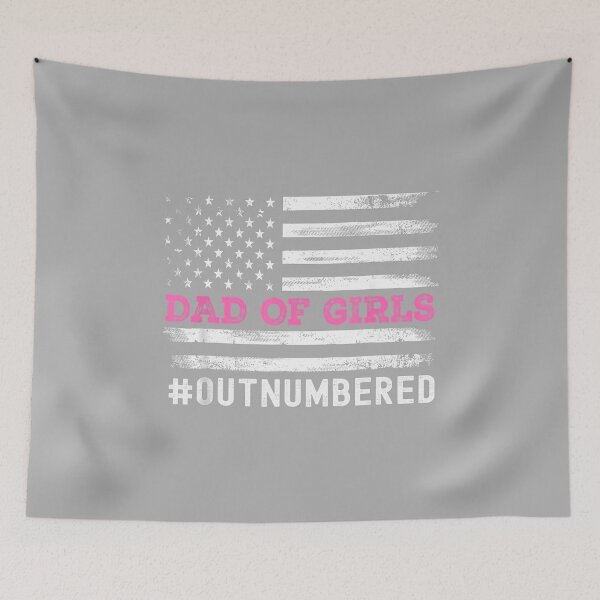 Item preview, Girl Father's Day Daddy & Dad of Girls Outnumbered Funny_3 designed and sold by ArleneRowe.