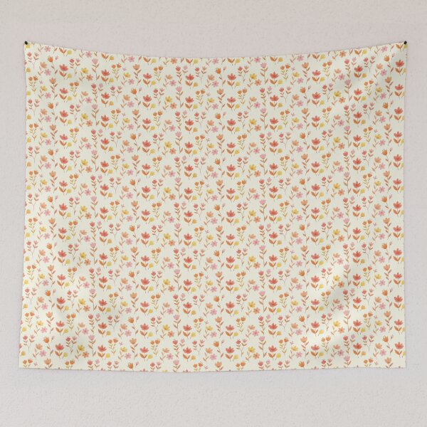 Item preview, Elegant minimalist floral pattern for backgrounds, textiles and decorative design designed and sold by AURØ Cat.