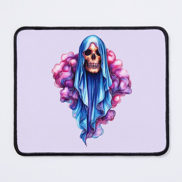Item preview, Cosmic Grim Reaper Skull with Purple Smoke designed and sold by SweetLilith.