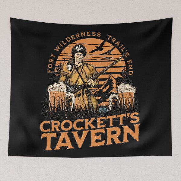 Item preview, Crockett's Tavern Fort Wilderness Trail's End Orlando Lodge and Resort Distressed Look designed and sold by TEHAGE.