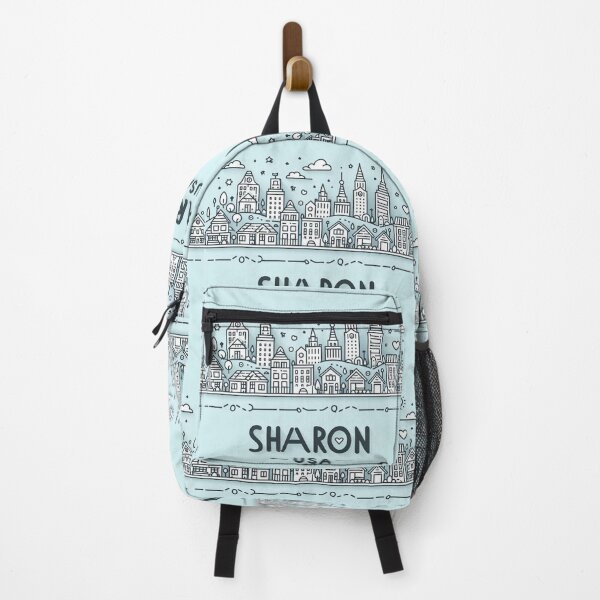 Item preview, Sharon USA Cute One-Line Skyline Label Label Text SHARON USA ?? designed and sold by PaintMeWorld.