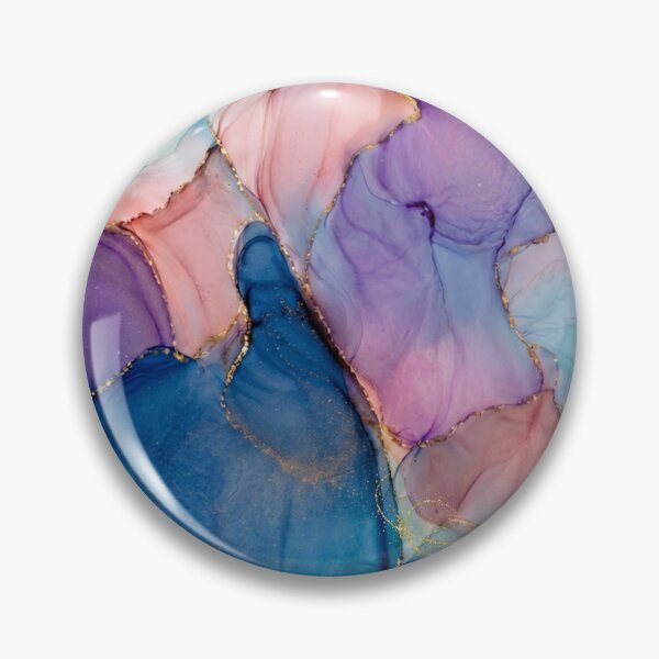 Item preview, Blue , pink and purple Flowing Abstract Painting designed and sold by Differenceee.