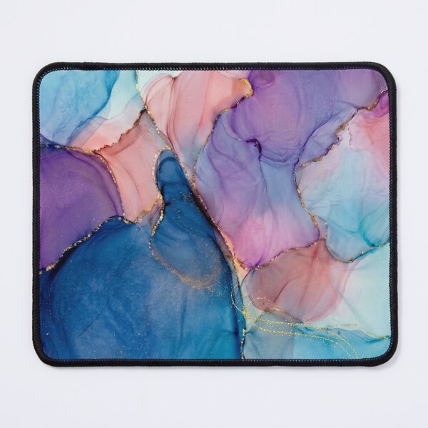 Item preview, Blue , pink and purple Flowing Abstract Painting designed and sold by Differenceee.