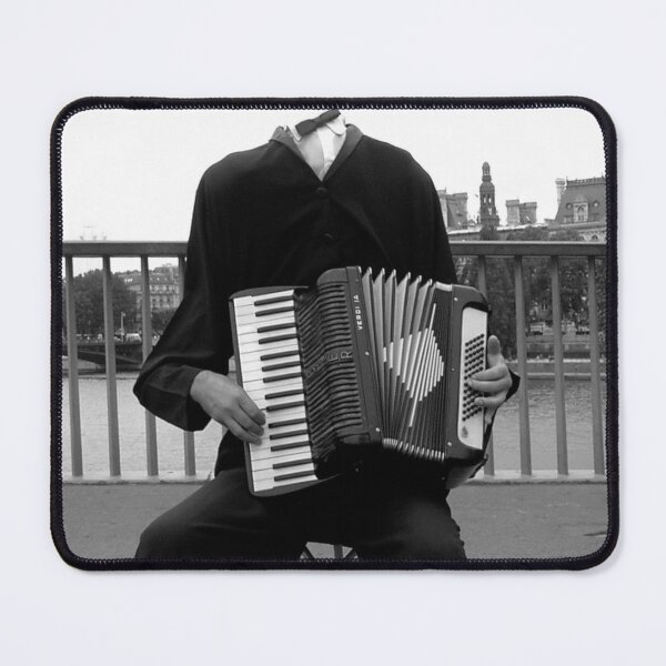 Item preview, Headless Accordian player on Paris bridge designed and sold by mwdrum.