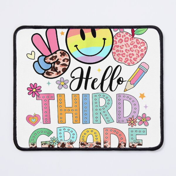 Item preview, Hello 3rd Grade Boy Girl Teacher Back to School 3rd Grade T-Shirt designed and sold by DArtfulStudio.