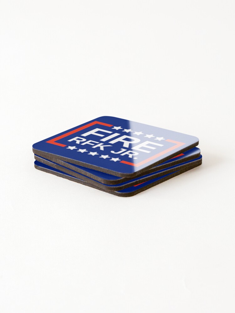 Thumbnail 4 of 5, Coasters (Set of 4), Fire RFK Jr. designed and sold by RACHELDF.