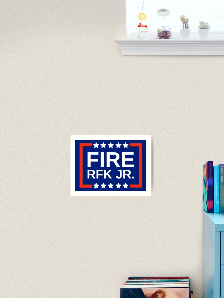 Thumbnail 2 of 3, Art Print, Fire RFK Jr. designed and sold by Rachel the Artist .