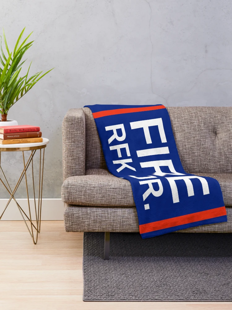 Thumbnail 2 of 6, Throw Blanket, Fire RFK Jr. designed and sold by Rachel the Artist .