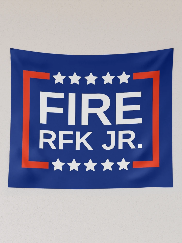 Thumbnail 2 of 3, Tapestry, Fire RFK Jr. designed and sold by Rachel the Artist .