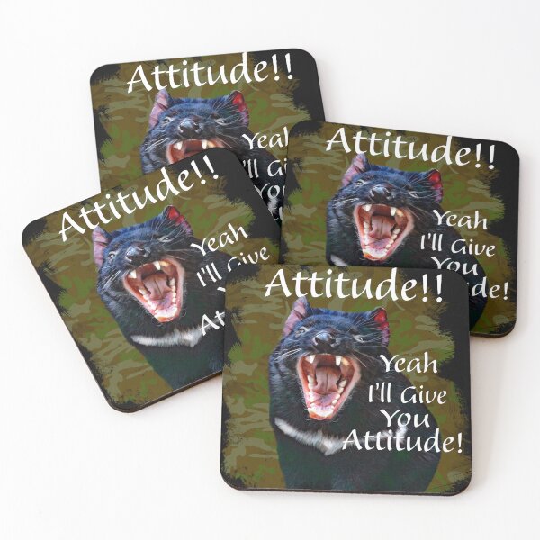 Item preview,  CUTE AND FEROCIOUS THE TASSIE DEVIL, A GREAT TEE SHIRT DESIGN FOR THOSE WITH ATTITUDE designed and sold by Barbara Jean Photo Art And Design.