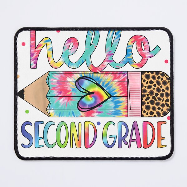 Item preview, Hello Second Grade Pencil Tie Dye Back to School 2nd Grade T-Shirt designed and sold by SavsMerch.