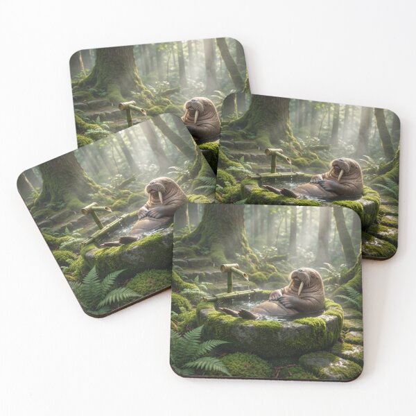 Item preview, Walrus Bathes in Shishi Odoshi designed and sold by Tridentulus.