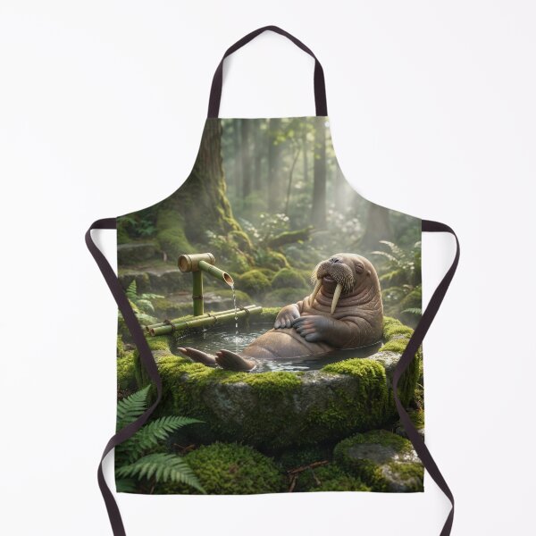 Item preview, Walrus Bathes in Shishi Odoshi designed and sold by Tridentulus.