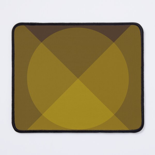 Item preview, Minimalist Geometric Abstract Seamless Pattern with Brown and Mustard Yellow Circles and Triangles Background designed and sold by Longsilp.