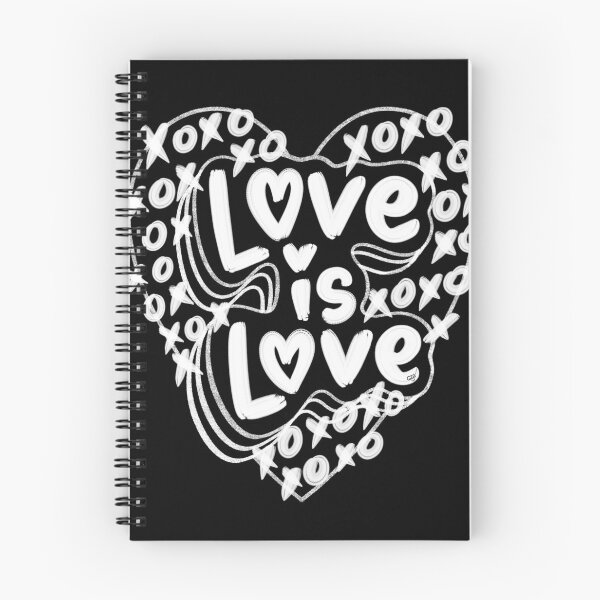 Item preview, Love is Love - White on black designed and sold by WajoArt.