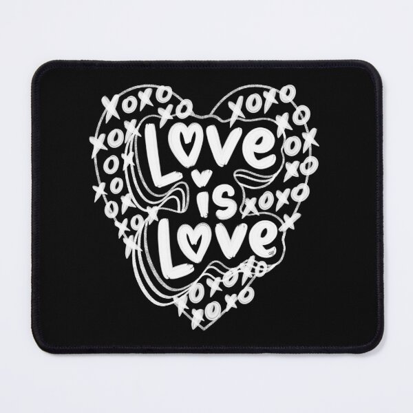 Item preview, Love is Love - White on black designed and sold by WajoArt.