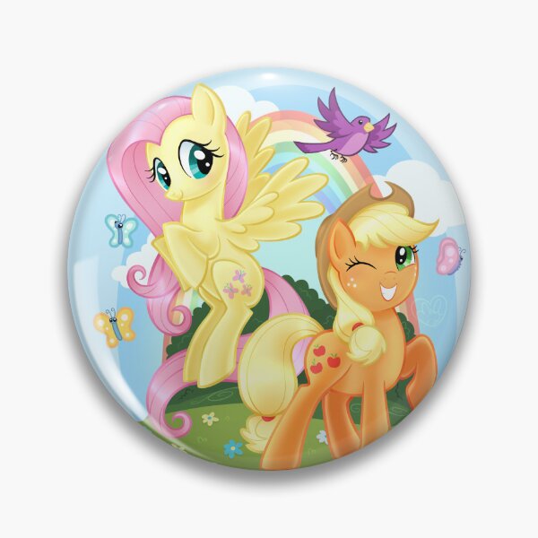 Item preview, Applejack and Fluttershy designed and sold by tylerrossart.