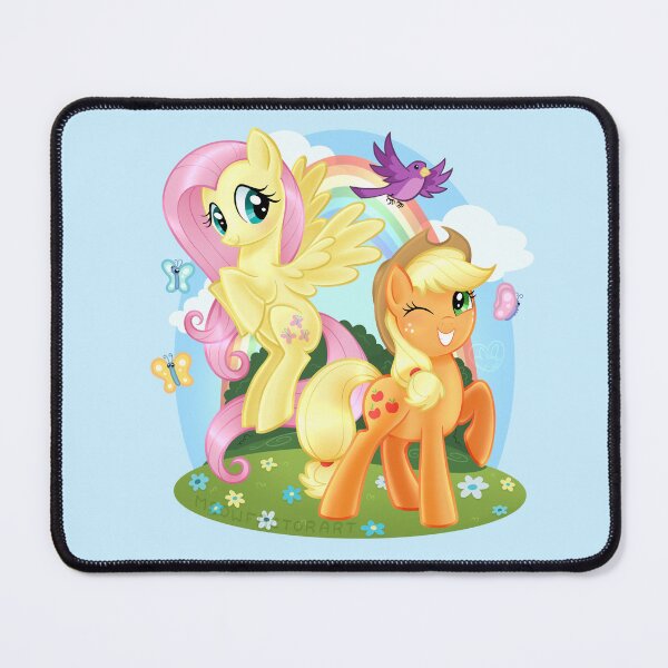 Item preview, Applejack and Fluttershy designed and sold by tylerrossart.