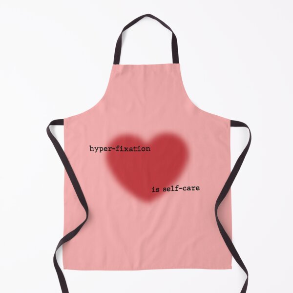 Item preview, Hyperfixation Is Self-Care — Blurry Heart Typewriter Quote | ADHD Humor Gift, Neurodivergent Sticker designed and sold by ArtofDari.