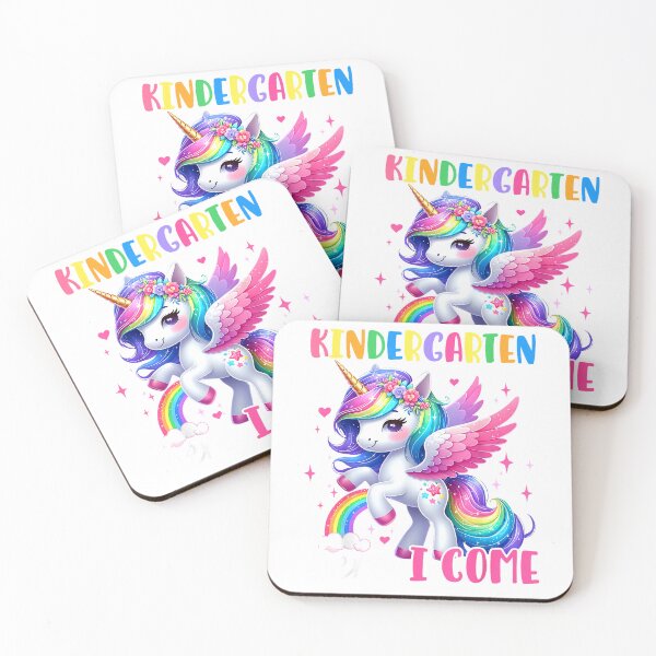 Item preview, Kindergarten Here I Come Unicorn Girls Kids Back to School T-Shirt designed and sold by RKdrawings.