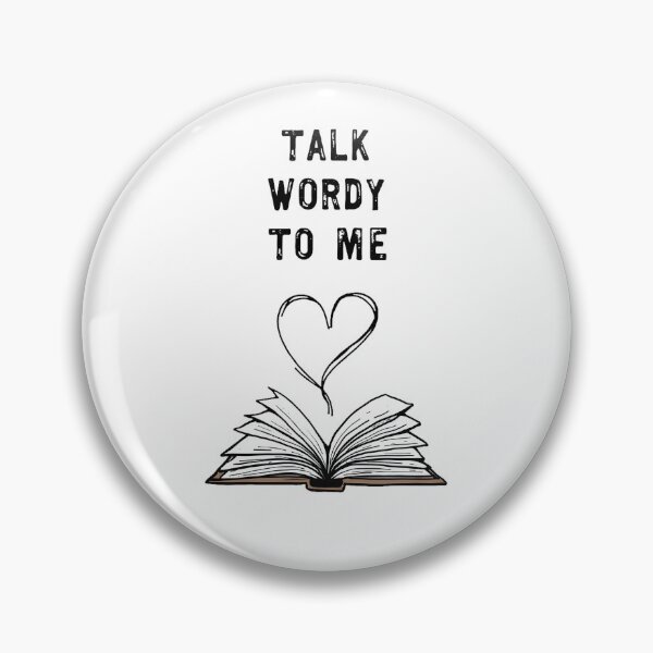 Item preview, Talk Wordy to Me Bookworm Gift designed and sold by esadesigns.