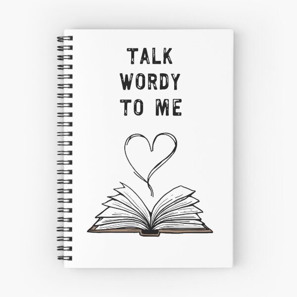 Item preview, Talk Wordy to Me Bookworm Gift designed and sold by esadesigns.