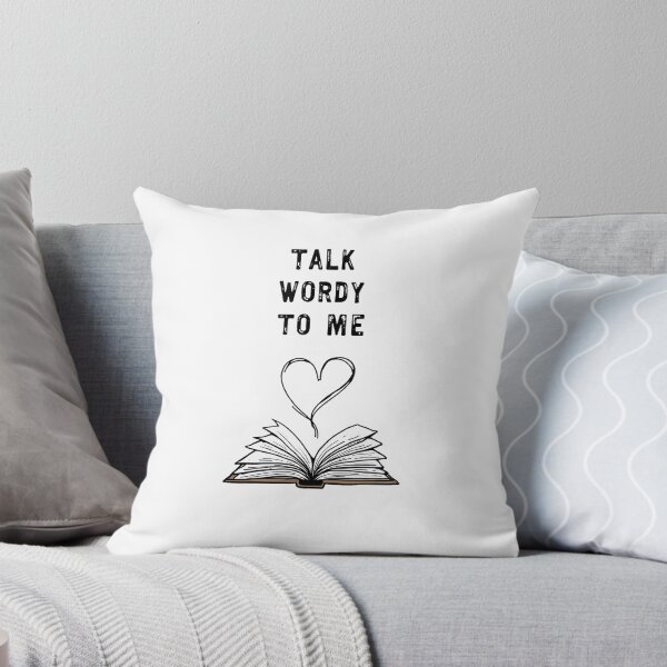 Item preview, Talk Wordy to Me Bookworm Gift designed and sold by esadesigns.