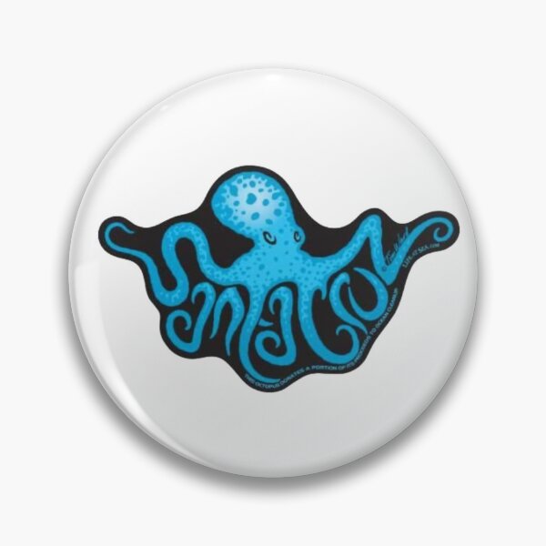 Item preview, Bright Vibrant Blue Summer Octopus Cute designed and sold by bellasaint.