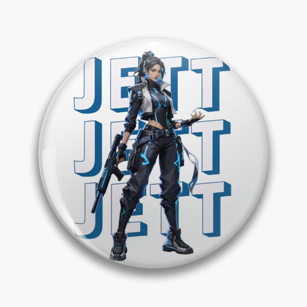 Item preview, VALORANT: JETT V2 designed and sold by GAME-rchandise.
