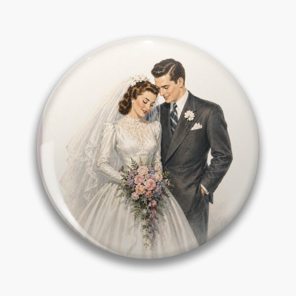 Item preview, On Your Wedding Day – 1940s Vintage Bride and Groom Wedding Card designed and sold by Novel Works Studio.