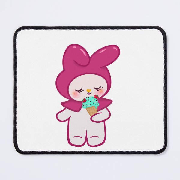 Item preview, Cute bunny eating icecream designed and sold by fluffysoda.