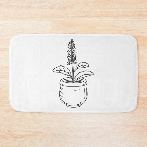 Item preview, Tulsi Plant in Small Clay Pot designed and sold by rasagamastore.