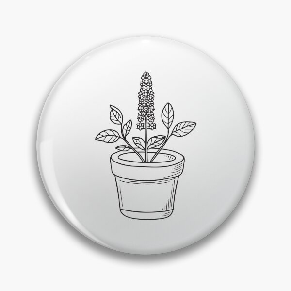Item preview, Small Clay Pot with Tulsi Plant designed and sold by rasagamastore.