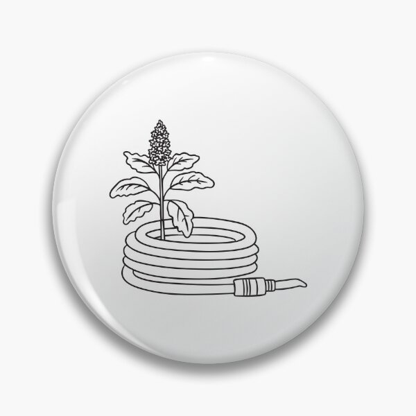 Item preview, Tulsi Plant Beside Rolled Garden Hose designed and sold by rasagamastore.