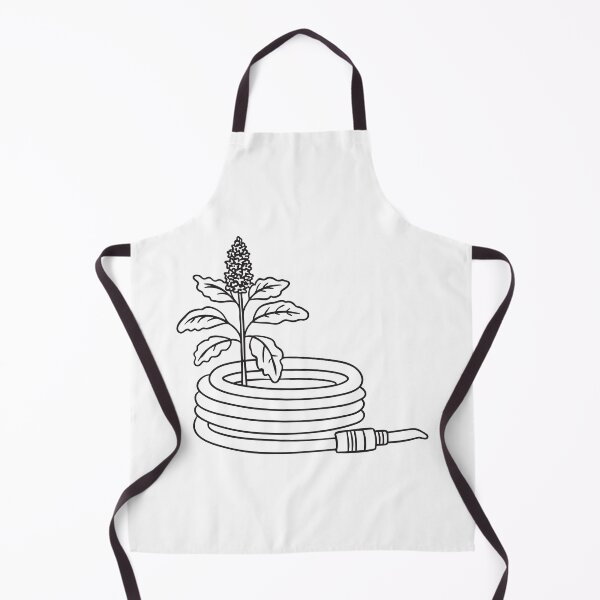 Item preview, Tulsi Plant Beside Rolled Garden Hose designed and sold by rasagamastore.